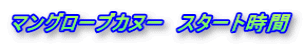 マングローブカヌー　スタート時間